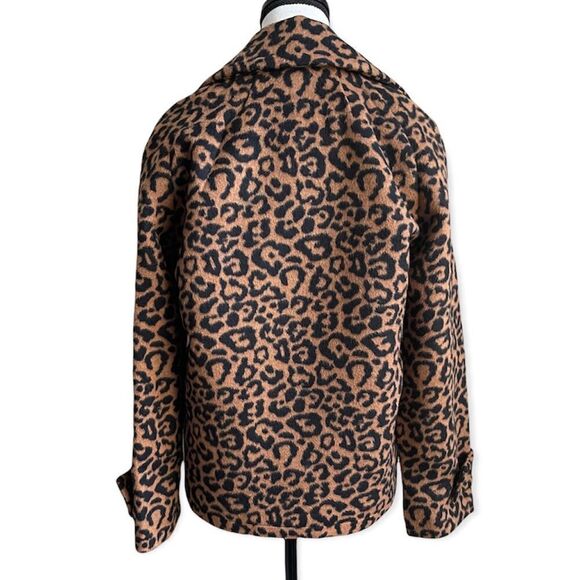 Splendid Suki Leopard Double Breasted Jacket - Picture 8 of 10